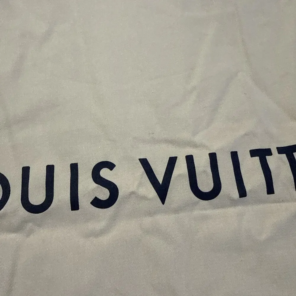 Louis Vuitton XL Drawstring Dust Bag Approximately 26 X 24 X 7.5 INCH
